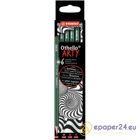 Ołówki Stabilo Othello Arty Soft (2x2B 2x3B 2x4B) Ołówki Stabilo Othello Arty Soft (2x2B 2x3B 2x4B)