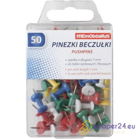 Pinezki do tablic MemoBoards (50) Pinezki do tablic MemoBoards (50)
