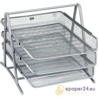 Półki na dokumenty Grand GR-069S metalowe srebrne