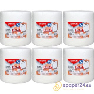 Ręczniki w rolce Office Products 100m 2w celuloza białe (6)