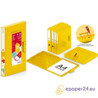 Segregator Moxom NewBinder A4/35mm żółty