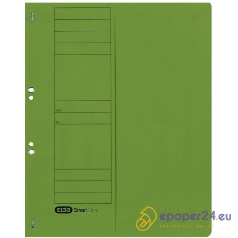 Skoroszyt kartonowy Elba 1/2 A4 oczkowy zielony Skoroszyt kartonowy Elba 1/2 A4 oczkowy zielony