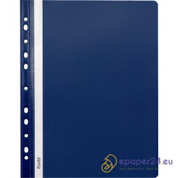 Skoroszyt wpinany Bantex A4 PP granatowy (25)