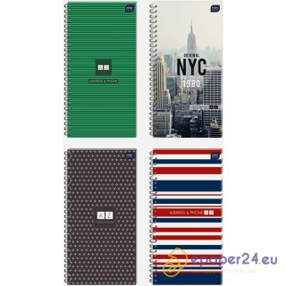 Skorowidz na spirali Interdruk 2/3 A4/48k linia