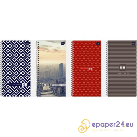 Skorowidz na spirali Interdruk 2/3 A5/48k linia Skorowidz na spirali Interdruk 2/3 A5/48k linia