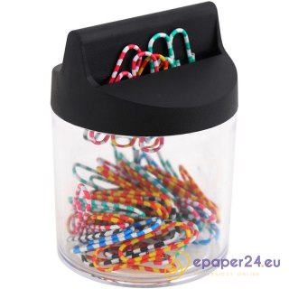 Spinacze biurowe MemoBe 28mm okrągłe zebra (60)