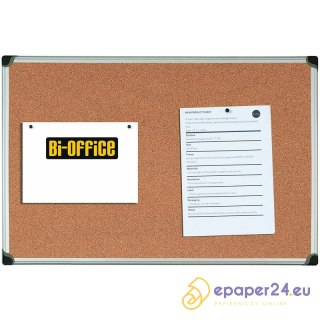 Tablica korkowa Bi-Office 90x120cm rama aluminiowa