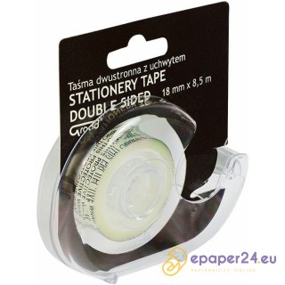 Taśma dwustronna Grand 18mm/8.5m z podajnikiem