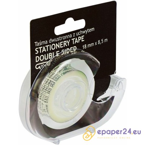 Taśma dwustronna Grand 18mm/8.5m z podajnikiem Taśma dwustronna Grand 18mm/8.5m z podajnikiem