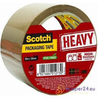 Taśma pakowa Scotch Heavy 50mm/50m brązowa
