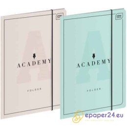 Teczka kartonowa z gumką Interdruk Academy Pastel A4+