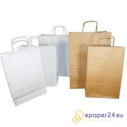 Torba papierowa 30.5x17x42.5cm biała