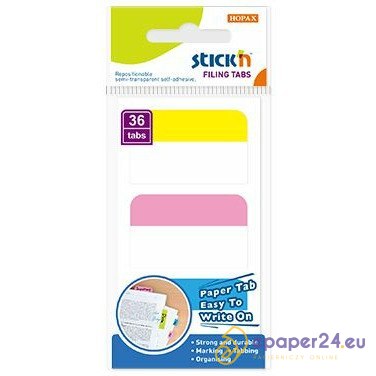 Zakładki Stick'n 45x28mm 3 kolory (3x12) Zakładki Stick'n 45x28mm 3 kolory (3x12)