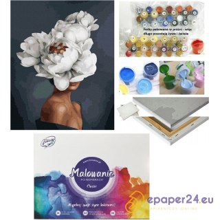 Zestaw Malowanie po numerach Ipicasso 30x40 cm Kwiaty