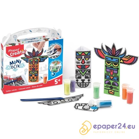 Zestaw Maped Creativ (z totemami i kolorowym piaskiem) Zestaw Maped Creativ (z totemami i kolorowym piaskiem)