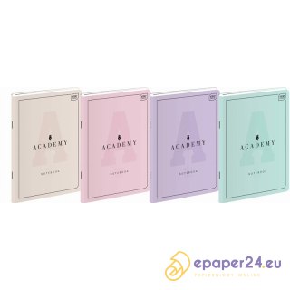 Zeszyt Interdruk Academy Pastel A5/60k kratka