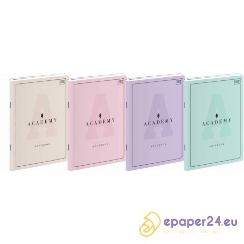 Zeszyt Interdruk Academy Pastel A5/60k kratka
