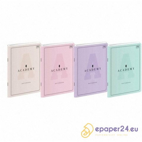 Zeszyt Interdruk Academy Pastel A5/60k linia Zeszyt Interdruk Academy Pastel A5/60k linia