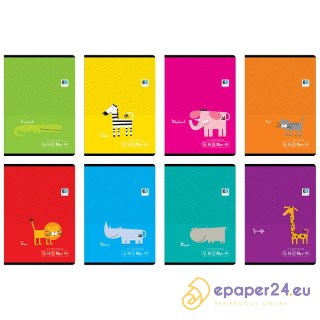 Zeszyt Interdruk B&B Kids Pastel A5/16k 3 linie