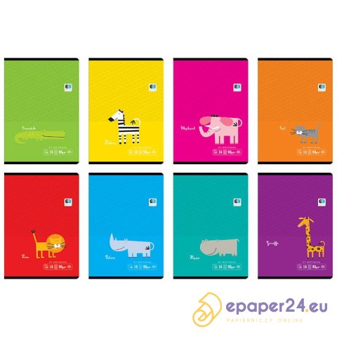 Zeszyt Interdruk B&B Kids Pastel A5/16k 3 linie Zeszyt Interdruk B&B Kids Pastel A5/16k 3 linie