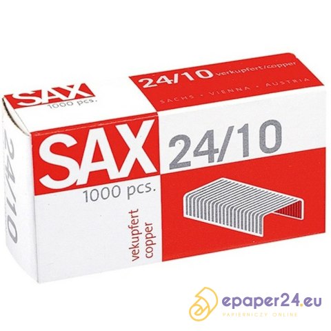 Zszywki Sax 24/10 (1000) Zszywki Sax 24/10 (1000)