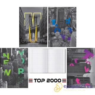 Brulion Top 2000 City A4/96k kratka