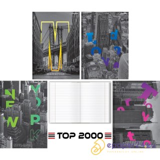 Brulion Top 2000 City A4/96k linia