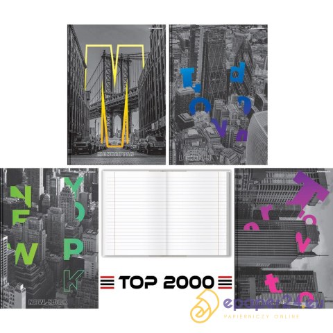 Brulion Top 2000 City A4/96k linia Brulion Top 2000 City A4/96k linia