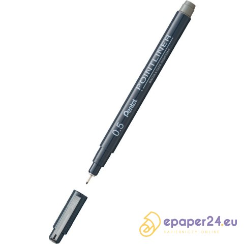 Cienkopis Pentel PointLiner 0.5mm szary Cienkopis Pentel PointLiner 0.5mm szary