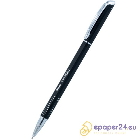 Cienkopis kulkowy Pentel EnerGel BLN455 (wkład niebieski) czarny Cienkopis kulkowy Pentel EnerGel BLN455 (wkład niebieski) czarny