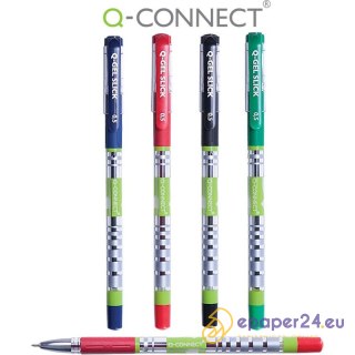 Długopis żelowo-fluidowy Q-Connect 0.5mm czarny