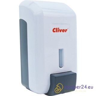 Dozownik do mydła Cliver biało-szary