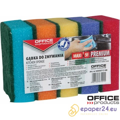 Gąbki do zmywania Office Products Maxi (5) Gąbki do zmywania Office Products Maxi (5)