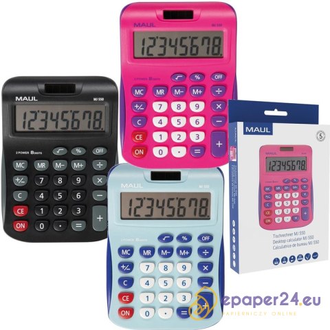 Kalkulator Maul MJ 550 różowy Kalkulator Maul MJ 550 różowy
