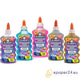 Klej w płynie Elmer's 177ml z brokatem niebieski
