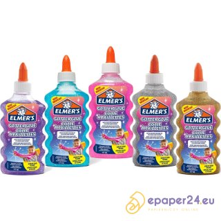 Klej w płynie Elmer's 177ml z brokatem złoty