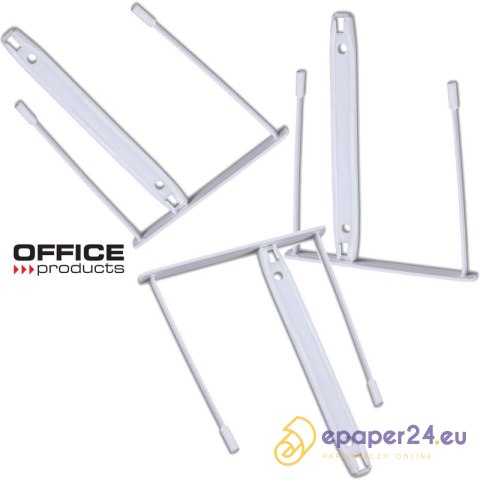 Klipsy archiwizacyjne Office Products 85mm białe (100) Klipsy archiwizacyjne Office Products 85mm białe (100)