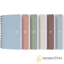 Kołozeszyt Oxford My Rec'Up 9x14cm/90k kratka mix kolorów