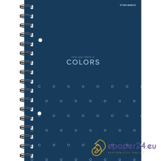 Kołozeszyt Top 2000 Colors A5/100k kratka niebieski