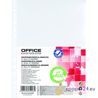 Koszulki Office Products A4/35µm groszkowe (100)