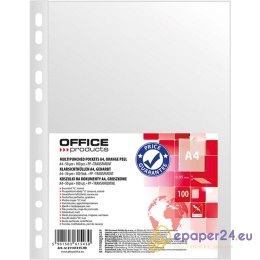 Koszulki Office Products A4/50µm groszkowe (100)