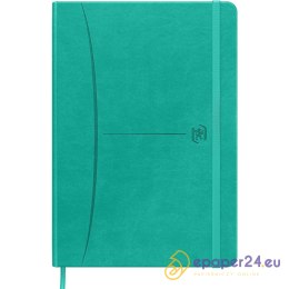 Notatnik Oxford Signature A5/104k kropki turkusowy