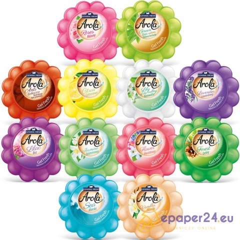 Odświeżacz powietrza Arola Gel Fresh 150g lawenda Odświeżacz powietrza Arola Gel Fresh 150g lawenda