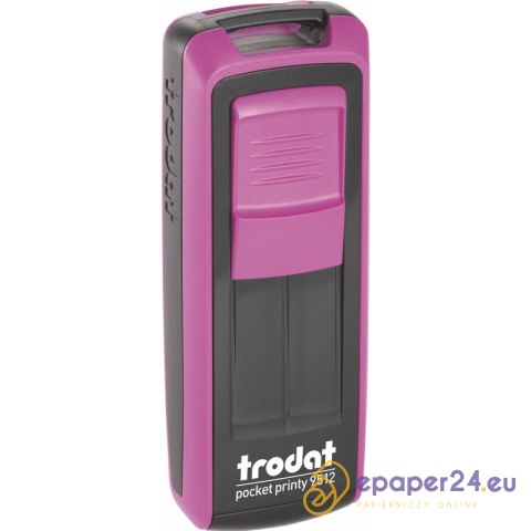 Pieczątka Trodat Pocket Printy 9512 różowa Pieczątka Trodat Pocket Printy 9512 różowa