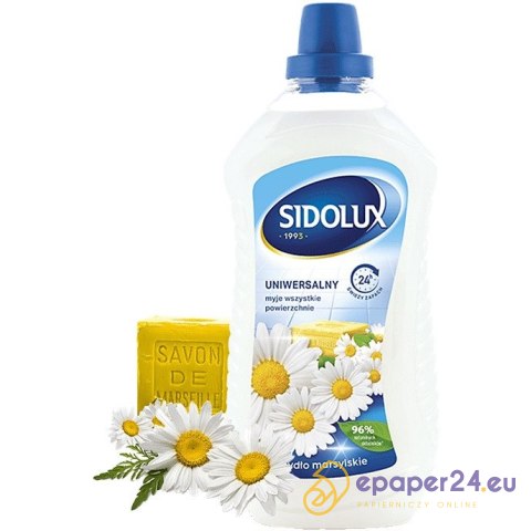 Płyn uniwersalny Sidolux 1L Mydło marsylskie Płyn uniwersalny Sidolux 1L Mydło marsylskie