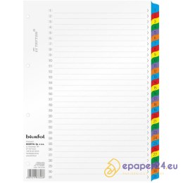 Przekładki kartonowe Biurfol A4 1-31 numeryczne