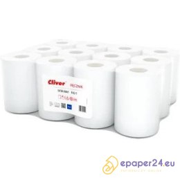 Ręcznik w rolce Cliver 65m 1w makulatura białe (12)