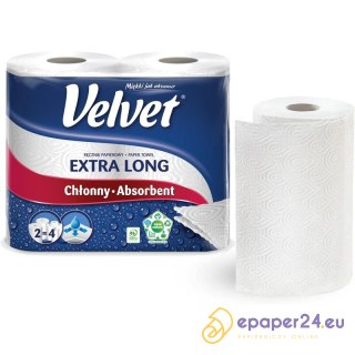 Ręcznik w rolce Velvet Czysta biel 2w celuloza białe (2)