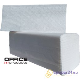 Ręczniki składane Office Products Z-Fold 2w celuloza białe (20x150)