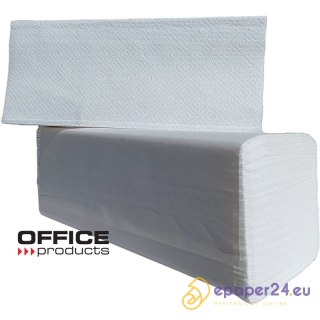 Ręczniki składane Office Products Z-Fold 2w celuloza białe (20x150)
